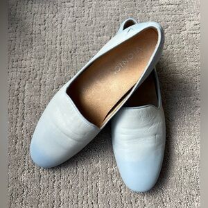 Vionic Leather Sky Blue Slip-On Loafer
